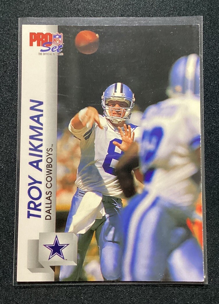 1992 Pro Set Troy Aikman #473 HOF Dallas Cowboys | eBay