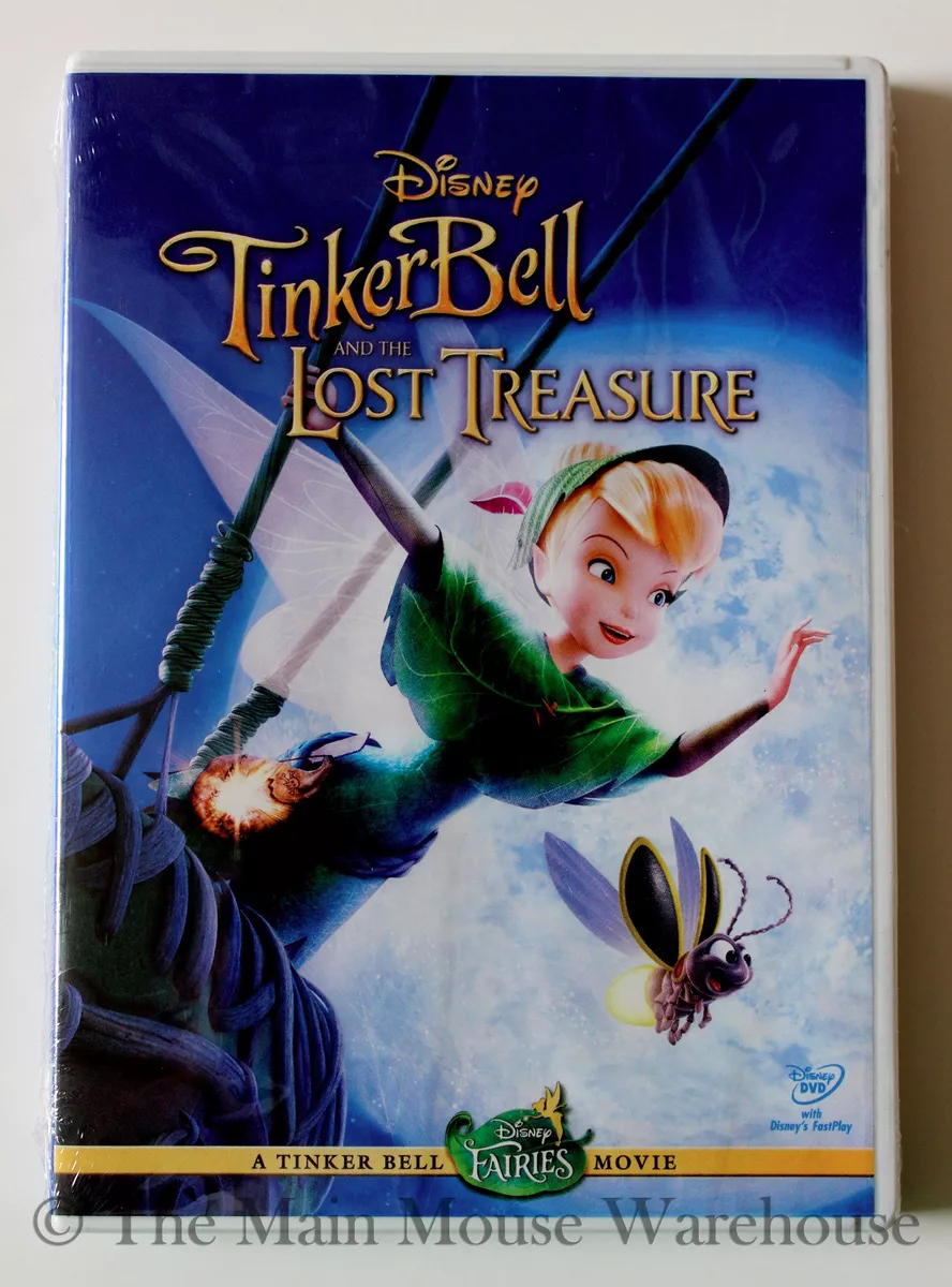 Disney TinkerBell Tinker Bell and the Lost Treasure DVD English French Spanish