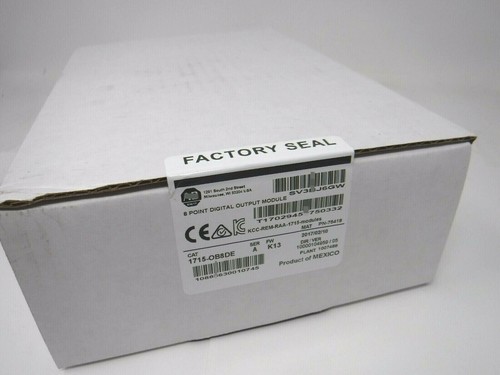 AB 1715-OB8DE 8 Point Digital Output Module 1715OB8DE Factory Sealed ...