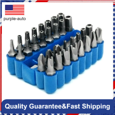 33 Tamper 6/8/10mm Proof Security Torq Hex Star Spanner Tri Wing Screwdriver 