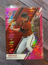 2022 Panini Chronicles Phoenix Pink Drew Ellis RC #15 Arizona Diamondbacks