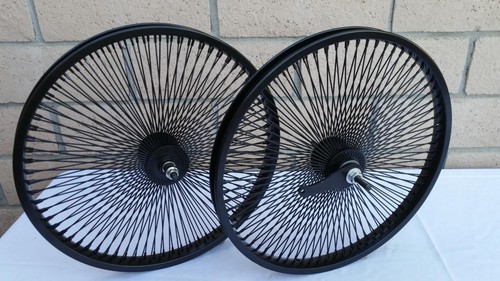 20 Zoll Lowrider Fahrrad Dayton SCHWARZ Räder 144 Speichen vorne & hinten Set 20x2.125 - Bild 3 von 4