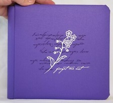 Creative Memories 7X7 TRIUMPH LAVENDER FORGET ME NOT.