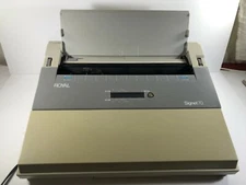 Royal Signet 70 Electric Typewriter Word Processor / Manual Tested Working 