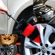 Cars Wheel Brush Rims Tire Seat Engine Wash Cleaning Kit Auto Detailing Tool US