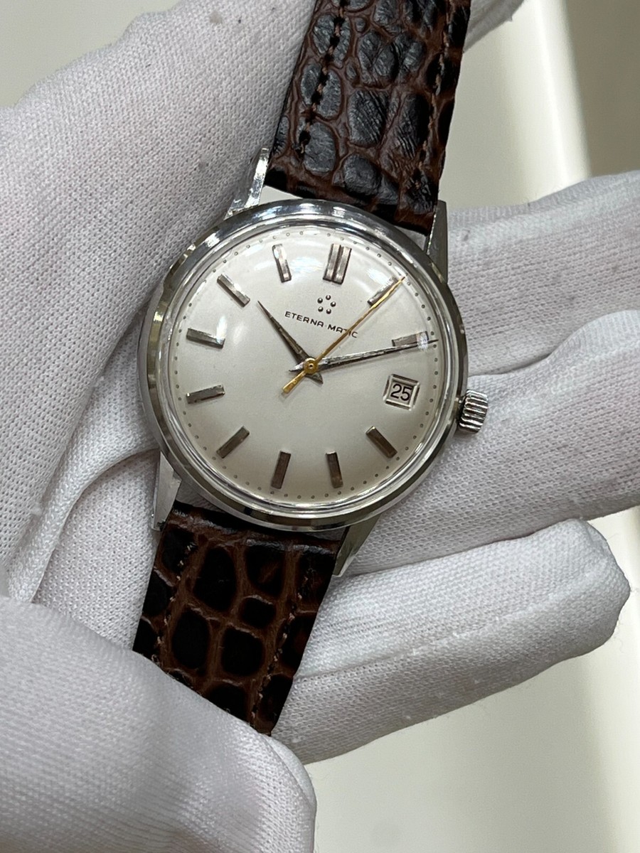 Eterna Matic Watch Automatic Brevete 1426 UD Mens 34.5mm Swiss