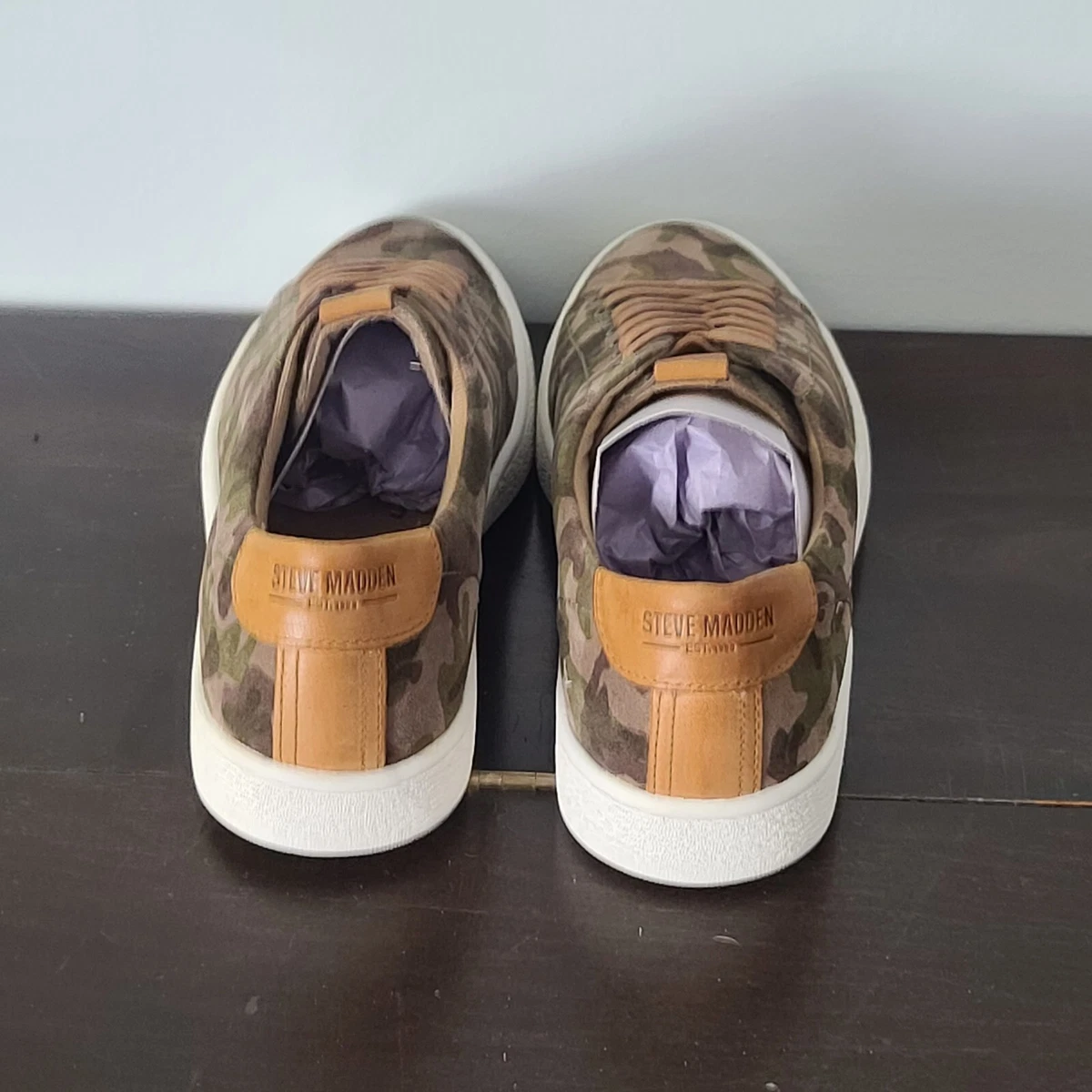 Steve Madden Camo Shoes Size 9.5 eBay