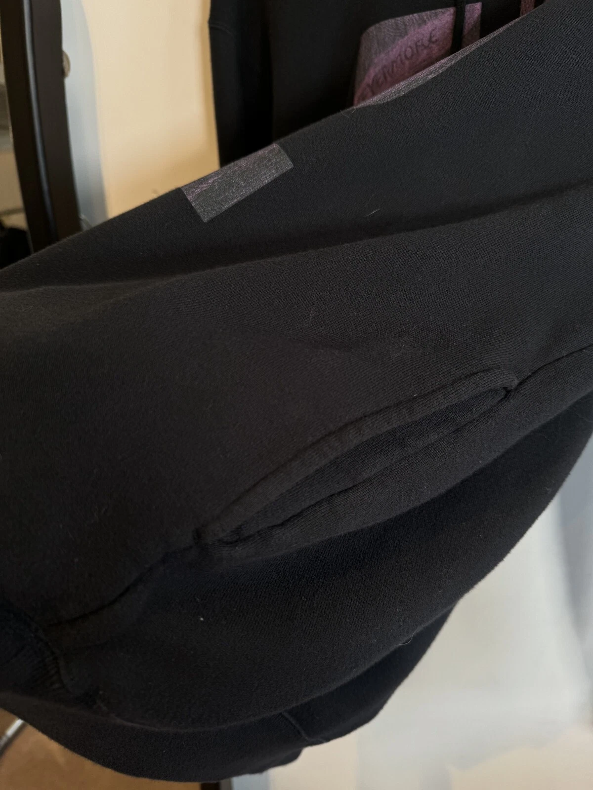 Felpa con cappuccio Undercover AW19 viola pipistrello taglia 5