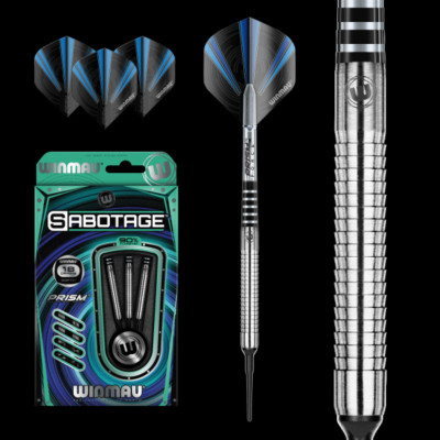 WINMAU SABOTAGE 90% Tungsten 18 Grams Soft Tip Darts 2057.18