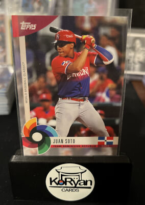 2023 Topps World Baseball Classic Global Stars WBC Juan Soto