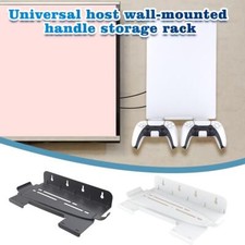 Durable Wall Mount Bracket Console Stand with Controller Holder for ps5 Sli D7J1