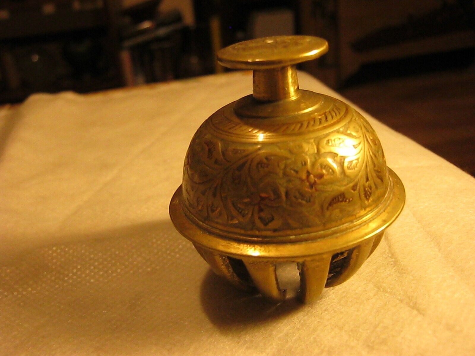 Vintage Brass Claw Bell Tibetan/Indian Temple Prayer Bell