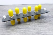 Leviton 5F100-6ZT Opt-X 6 Pack Plate w ST Adapters SAN NO 206