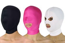 Dehnbare Kopfmaske Stoff Maske ohne Öffnunge...