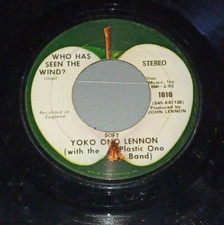 John & Yoko Ono Lennon - Instant Karma / Who Has Seen The Wind : 45rpm Record