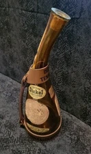 George Dickel Tennessee Whiskey Sour Mash Glass Bottle 15" Vintage W TAX STAMP