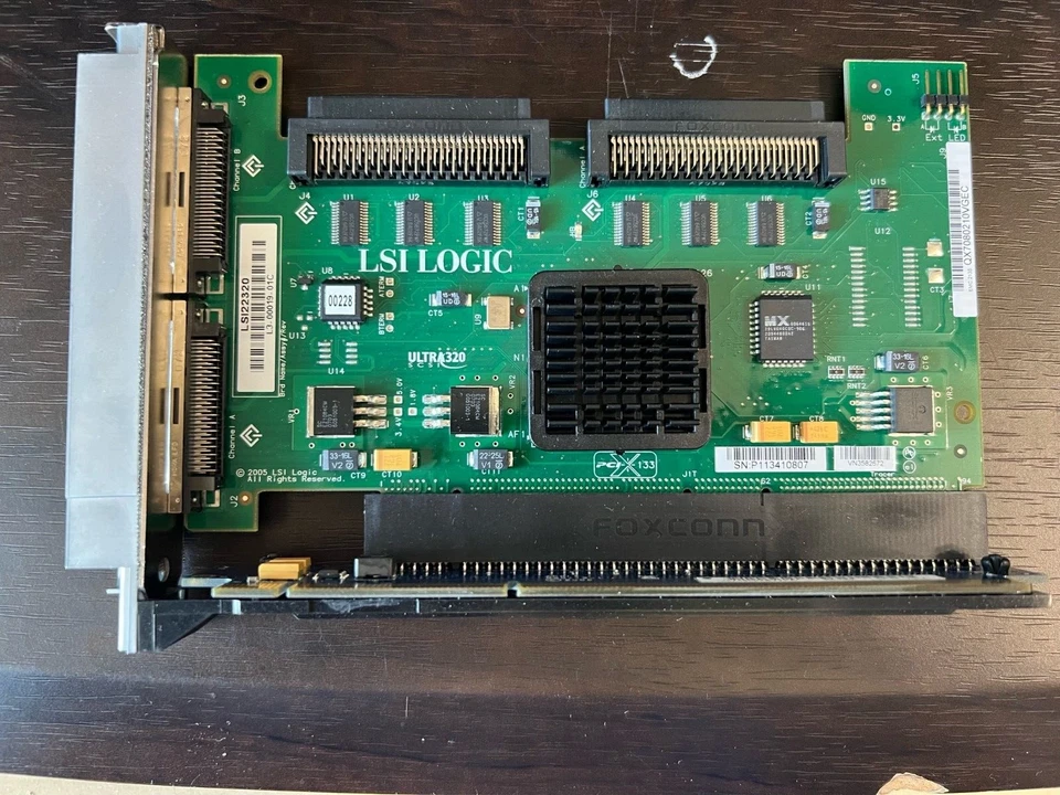 Apple LSI 22320 320MB/s Ultra320 SCSI Host Bus Controller Card with Riser - Image 2 of 4