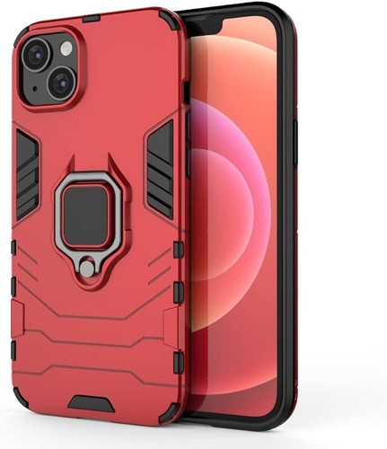 Full Ring Case For iPhone 8 X/XS/XR 11/12/13/14 Pro Max Red/Black/Blue - Picture 4 of 4