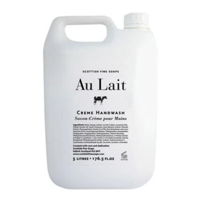 Scottish Fine Soaps Au Lait Cream Hand Wash 5L