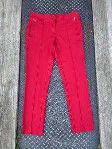 Alfani   Bright Red   Dress Pants   Slacks with Seams down the Front  Women’s 10