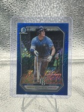 Topps Bowman Chrome 2025 Theo Gillen Tampa Bay Rays Blue Shimmer #BCP-20 /150