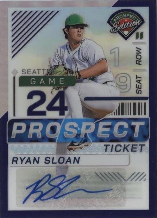 2024 Panini Prospect Edition - Ryan Sloan #163 Purple Prizm Signatures ...