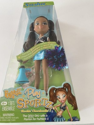 Bratz Play Sportz Sasha Cheerleader Puppe Originalverpackt MGA 2005 Selten