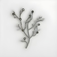   Pottery Barn Silver Manzanita Branch Candle Holder Centerpiece 28" X 23" X 9"  