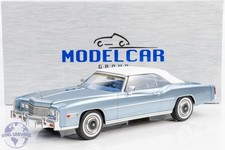 MCG - 1:18 Cadillac Eldorado Convertible 1976 Light Blue Metallic - Diecast M...