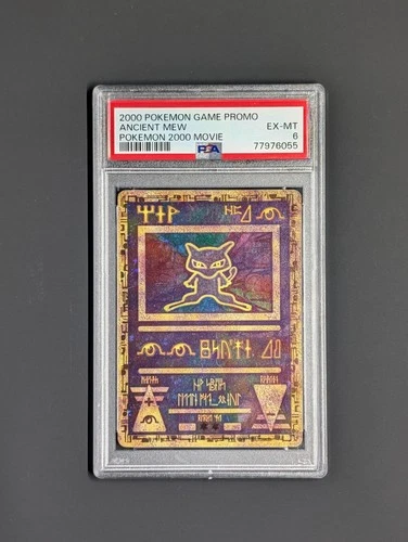 2000 POKEMON GAME PROMO ANCIENT MEW PSA 6 EX-MT