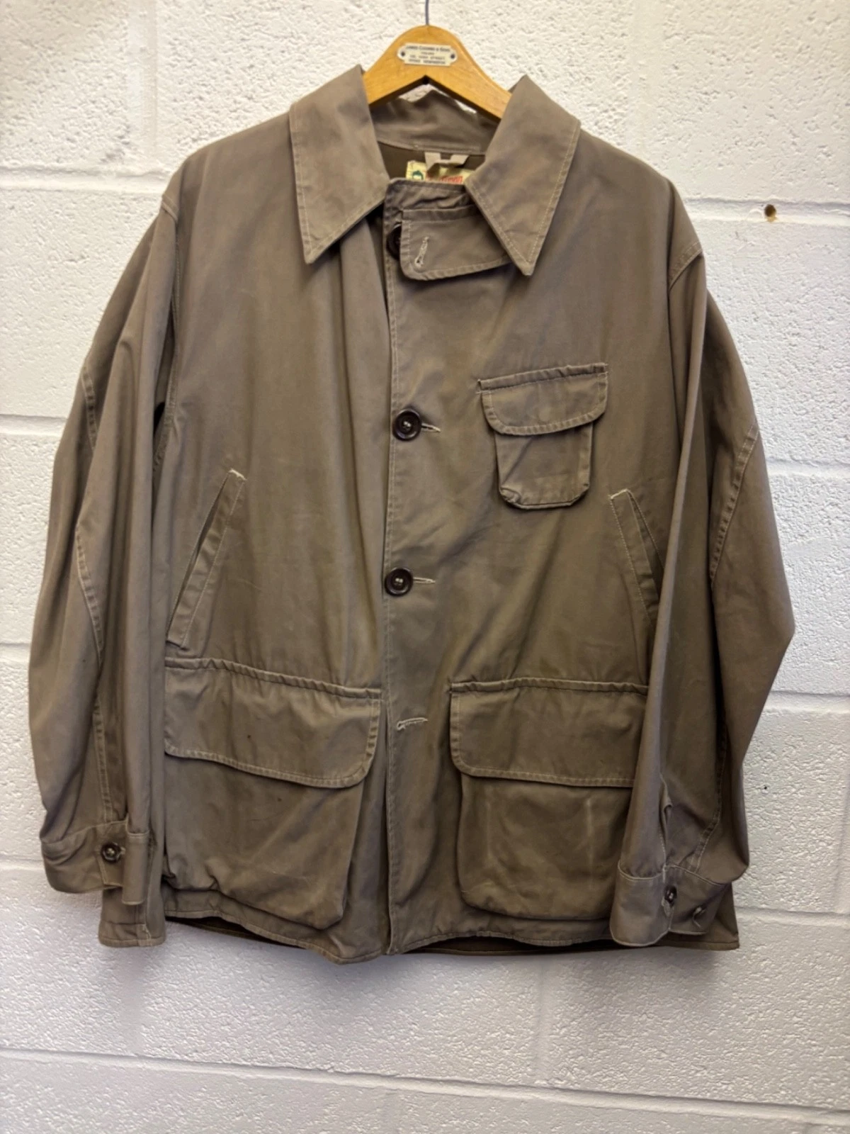 Vintage 1940s/ 50s MASLAND Hunting/ Fishing Jacket Good Condition
