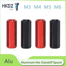 M3 M4 M5 M6 Spacer Female Thread Pillar Hexagonal Aluminium Stud Standoff Hex