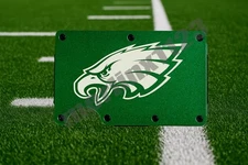 PHS Eagles Thin Metal RFID Blocking Slim Wallet Laser Philadelphia Engraved