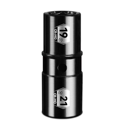 BLACKROBOT 1/2'' Drive Impact Lug Nut Socket Set, 19mm x 21mm Impact Socket Se...