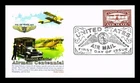 US COVER AIR MAIL CENTENNIAL FIRST DAY ISSUE PANDA CACHET