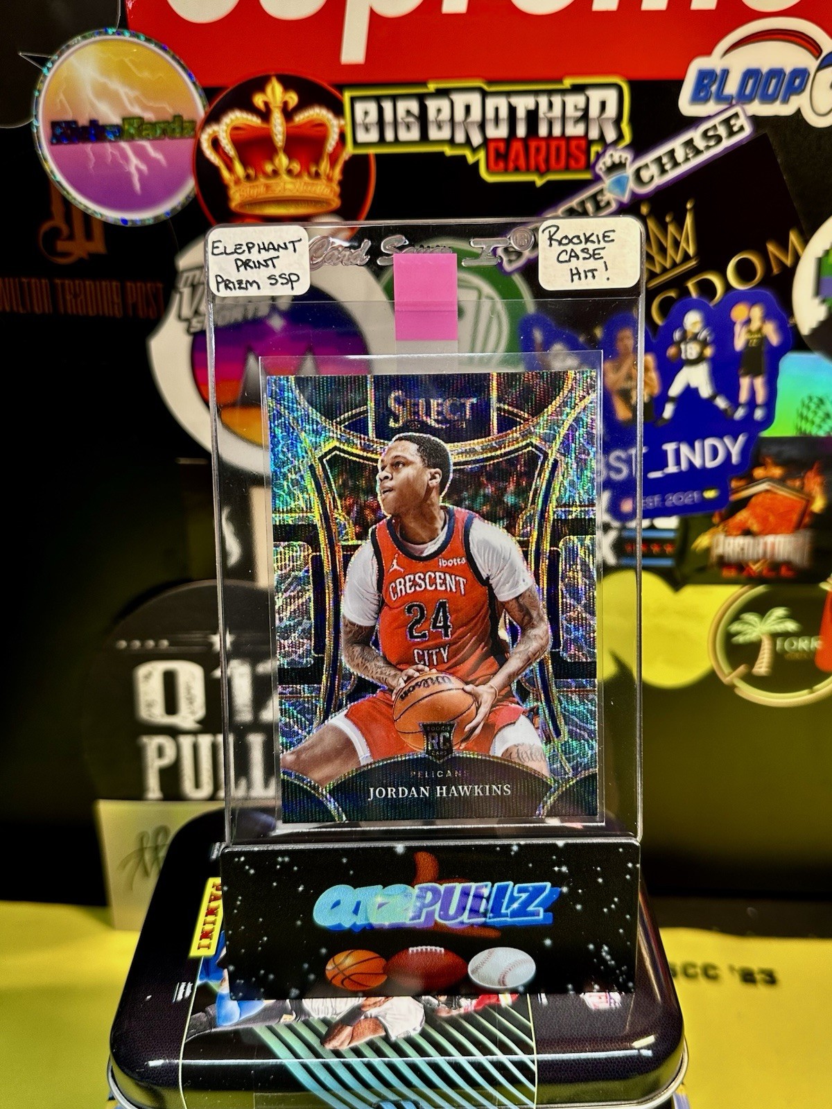 2023-24 Select Jordan Hawkins Mezzanine Elephant Prizm RC #334 Pelicans