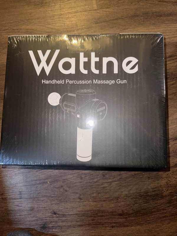 Wattne W1 Massage Gun Deep Tissue Percussion Massager LCD Display New Sealed