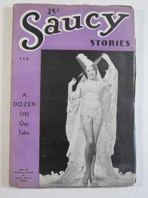 Saucy Stories Pulp Feb. 1938 VG/FN