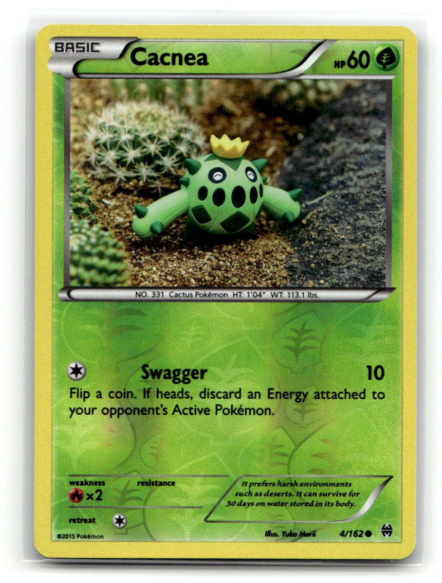 Cacnea 4/162 Common BREAKthrough Pokemon Reverse Holo LP