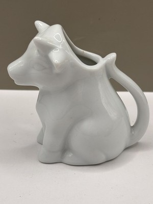 Le Coq Porcelaine Mini Kuh Milchkännchen Vintage Weiß Porzellan Milchkännchen 3''