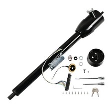 Black 32 Gm Tilt Manual Floor Shift Steering Column Wignition Key Adapter Black 32 Gm Tilt Manual Floor Shift Steering Column Wignition Key Adapter