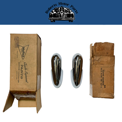 New Old Stock Rear Bumper Guards For 1960-1962 Plymouth Valiant Models #2074235