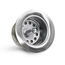 Bar Prep Sink 2 1/2 Inch Stainless Steel Drain Strainer Basket 9773 Assembly