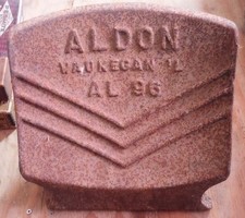 1976 Up Aldon AL 96 Wheel Chock Railroad/Semi Truck Ductile Iron Solid & Useable