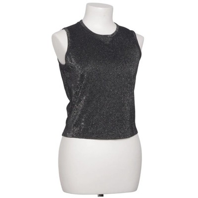 My Michelle, Top, Größe: M, Schwarz/Silber, Acryl, Damen #914