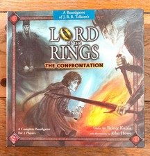 LORD of the RINGS THE CONFRONTATION Board Game 100% COMPLETE