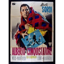 manifesto ALBERTO IL CONQUISTATORE sordi milo nino manfredi abbe lane M367