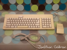 Apple Keyboard Mouse I for Macintosh SE IIgs ADB Mac ORANGE ALPS M0116 G5431