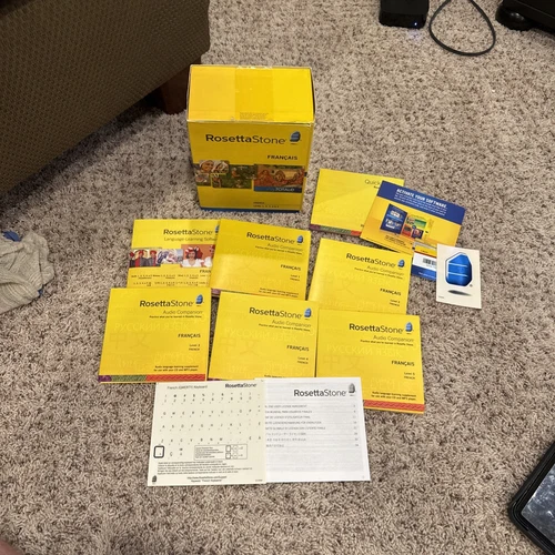 Rosetta Stone - Version 4 Francais Level 1-5 FRENCH - For PC/Mac