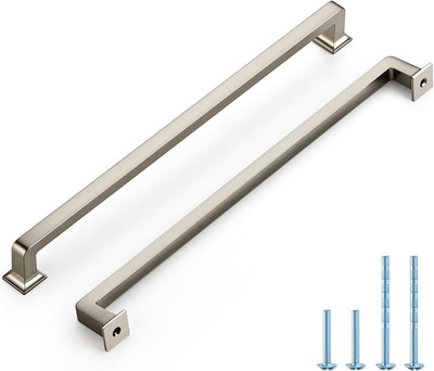 10 Pack 10 Inch Brushed Nickel Cabinet Handles Solid Zinc Alloy Pulls for Kitche